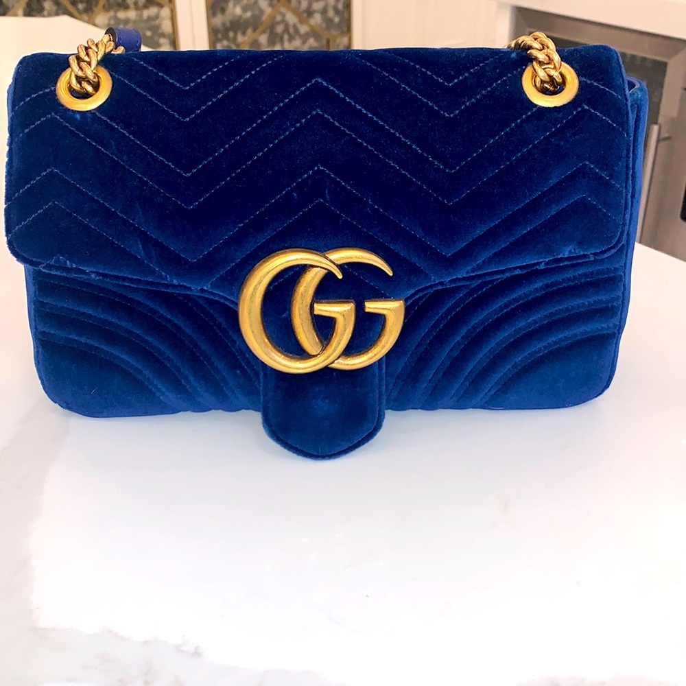 Gucci Velvet Marmont bag